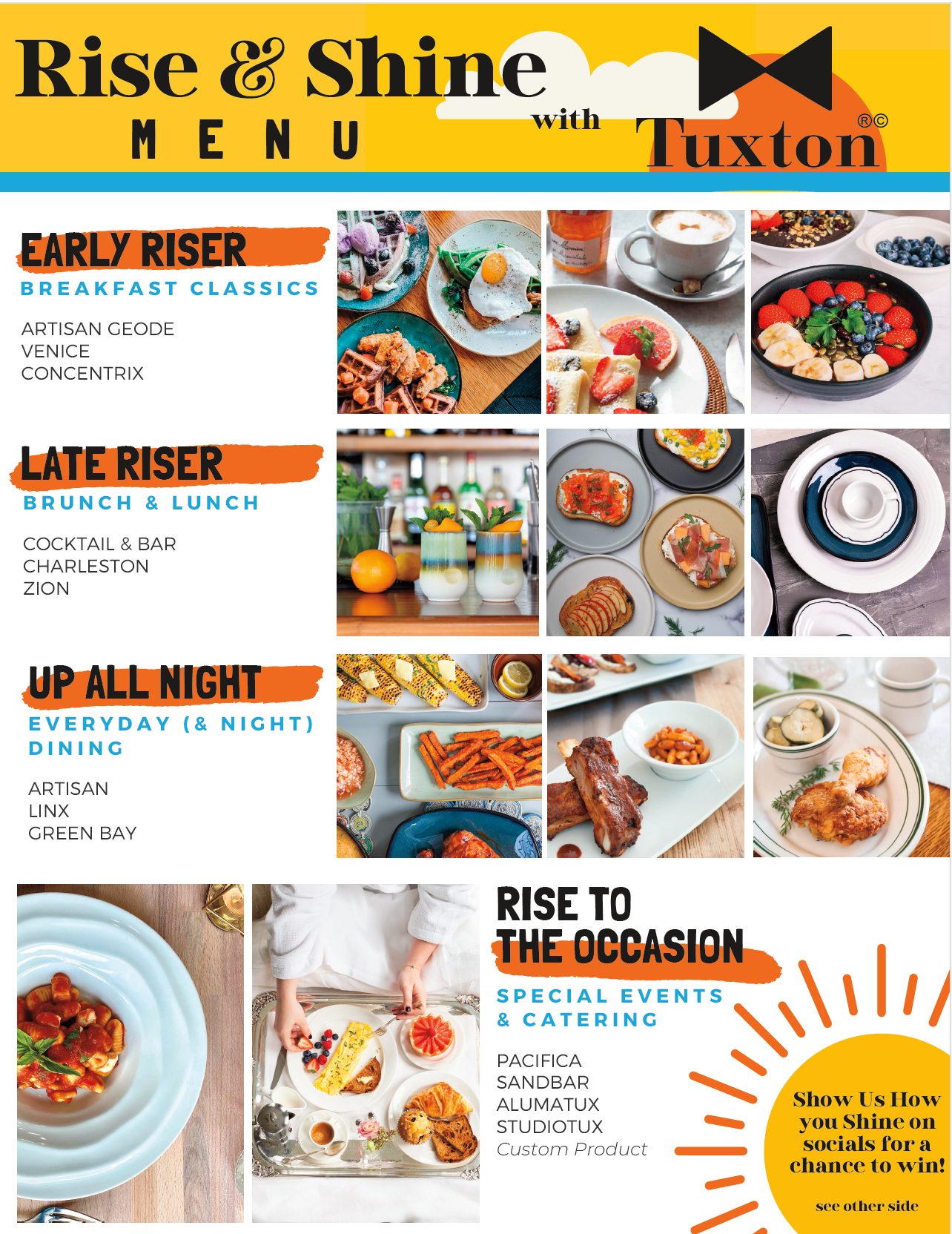 Rise and Shine with Tuxton!